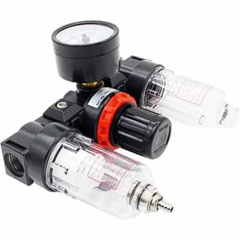 Gambar produk Gene Air Filter Regulator Lubricator Saringan Kompresor Udara G1/4 Copper Core - AC2000 - 2
