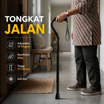 HEINAN Alat Bantu Tongkat Jalan Walking Cane Adjustable Anti Slip - AL-001