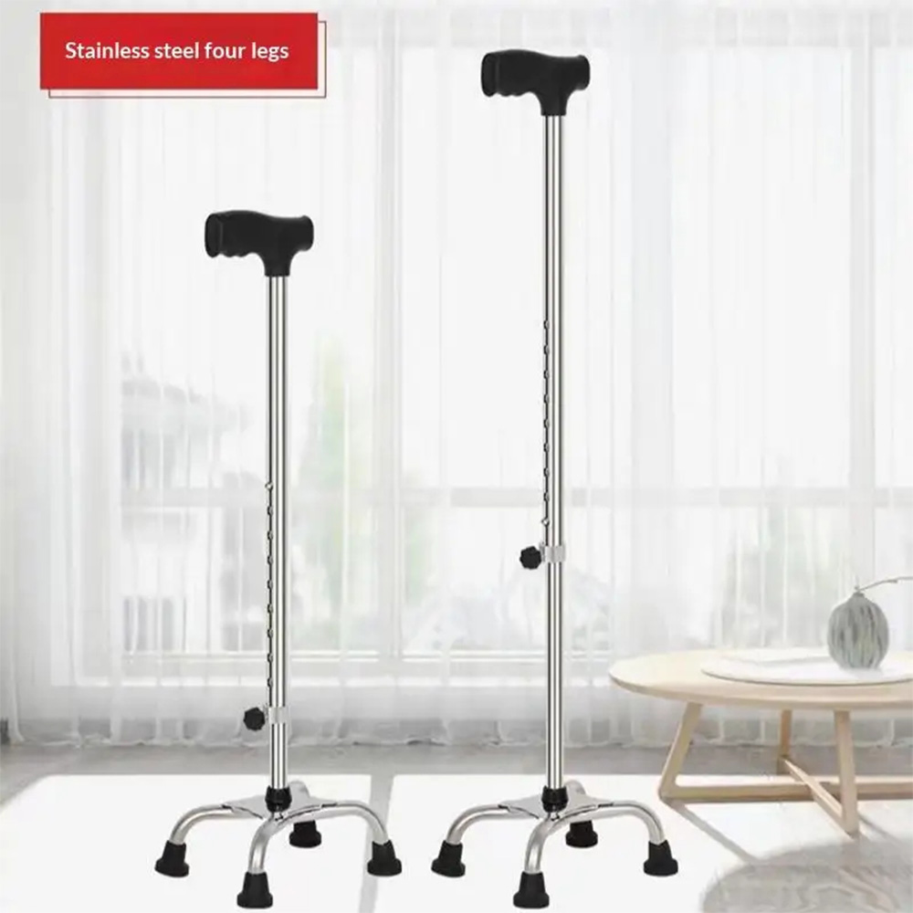 Gambar produk ADOC Alat Bantu Tongkat Jalan Walking Cane 4 Kaki Anti Slip Adjustable - EL-0100 - 4
