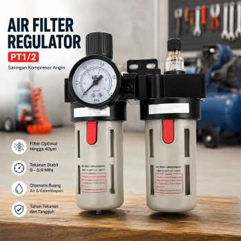 ATO Air Filter Regulator Pneumatic Saringan Kompresor Angin PT1/2 - BFC-4000