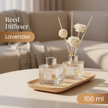 Cararie Pengharum Ruangan Reed Diffuser with Rattan Sticks 100ml - DF-099