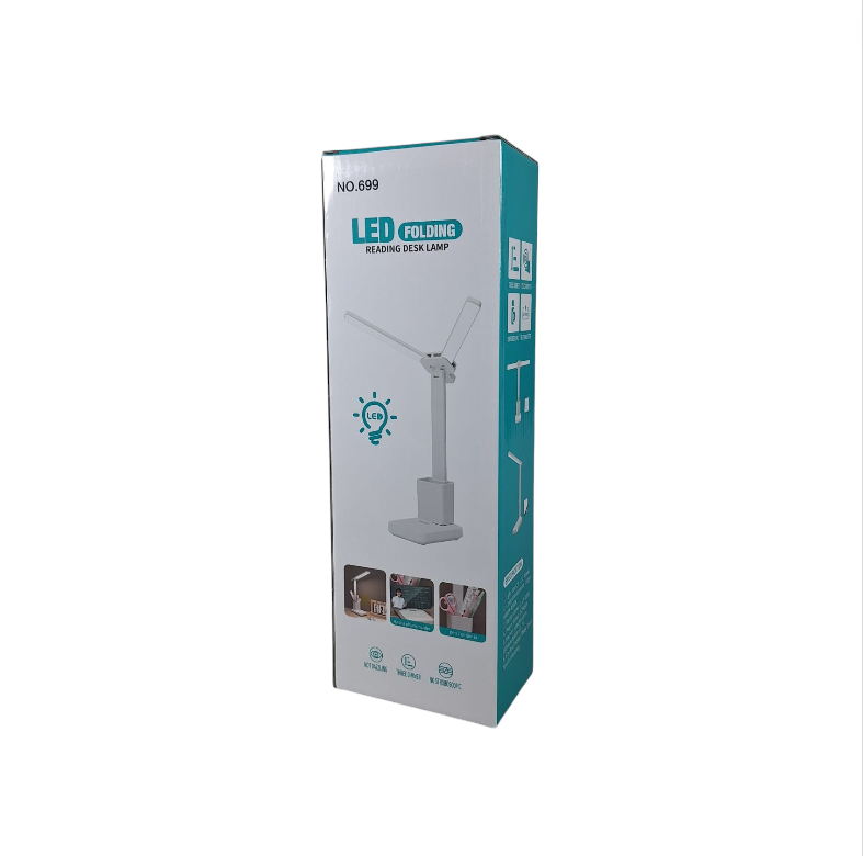 Gambar produk One Lampu Meja Belajar LED Desk Lamp USB 800mAh 10W 3 Color - PH380 - Kemasan