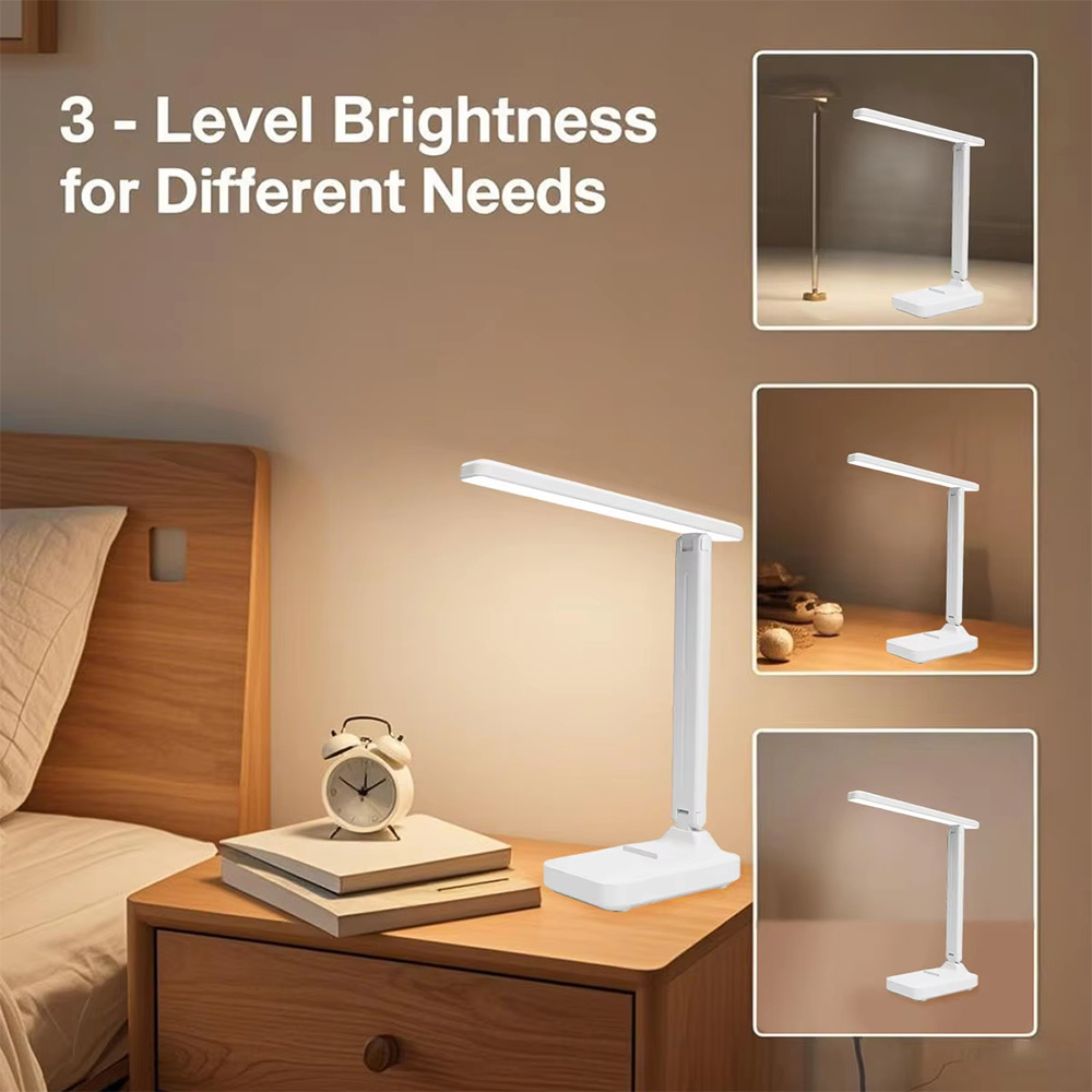 Gambar produk One Lampu Meja Belajar LED Desk Lamp USB 800mAh 10W 3 Color - PH380 - 2