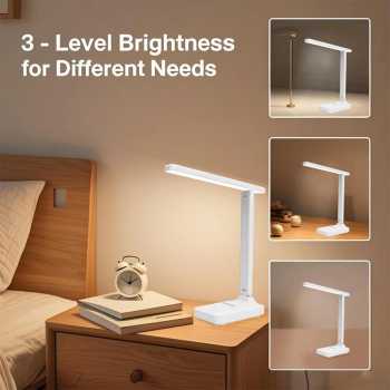 Gambar produk One Lampu Meja Belajar LED Desk Lamp USB 800mAh 10W 3 Color - PH380 - 2