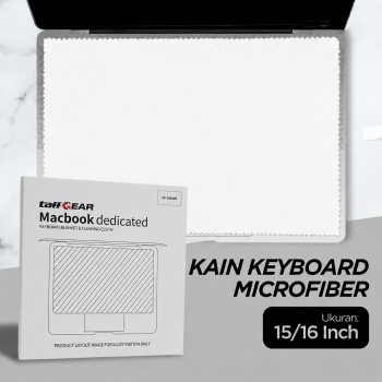 TaffGO Kain Keyboard Laptop Cover Lap Cleaning Cloth Microfiber - E-02