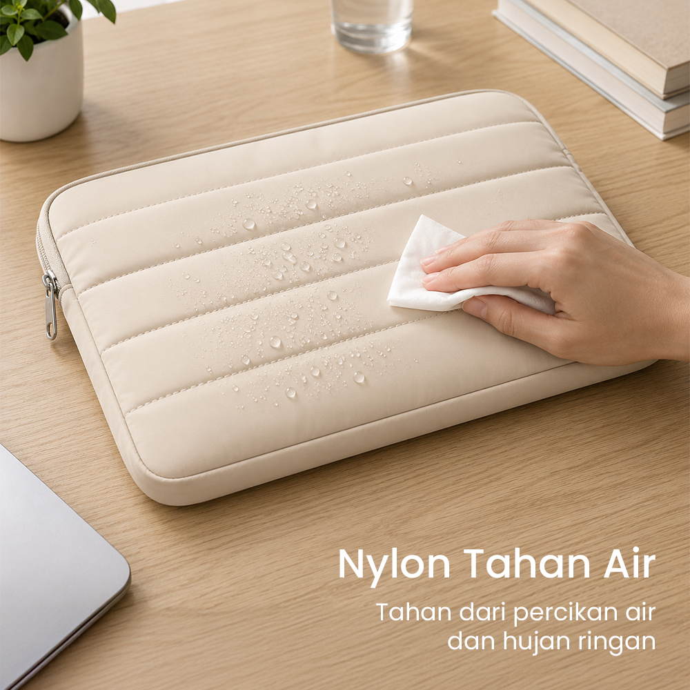 Gambar produk Vandel Tas Laptop Sleeve Puffy Case Waterproof Plush 13-14 Inch - ZK-80 - 3
