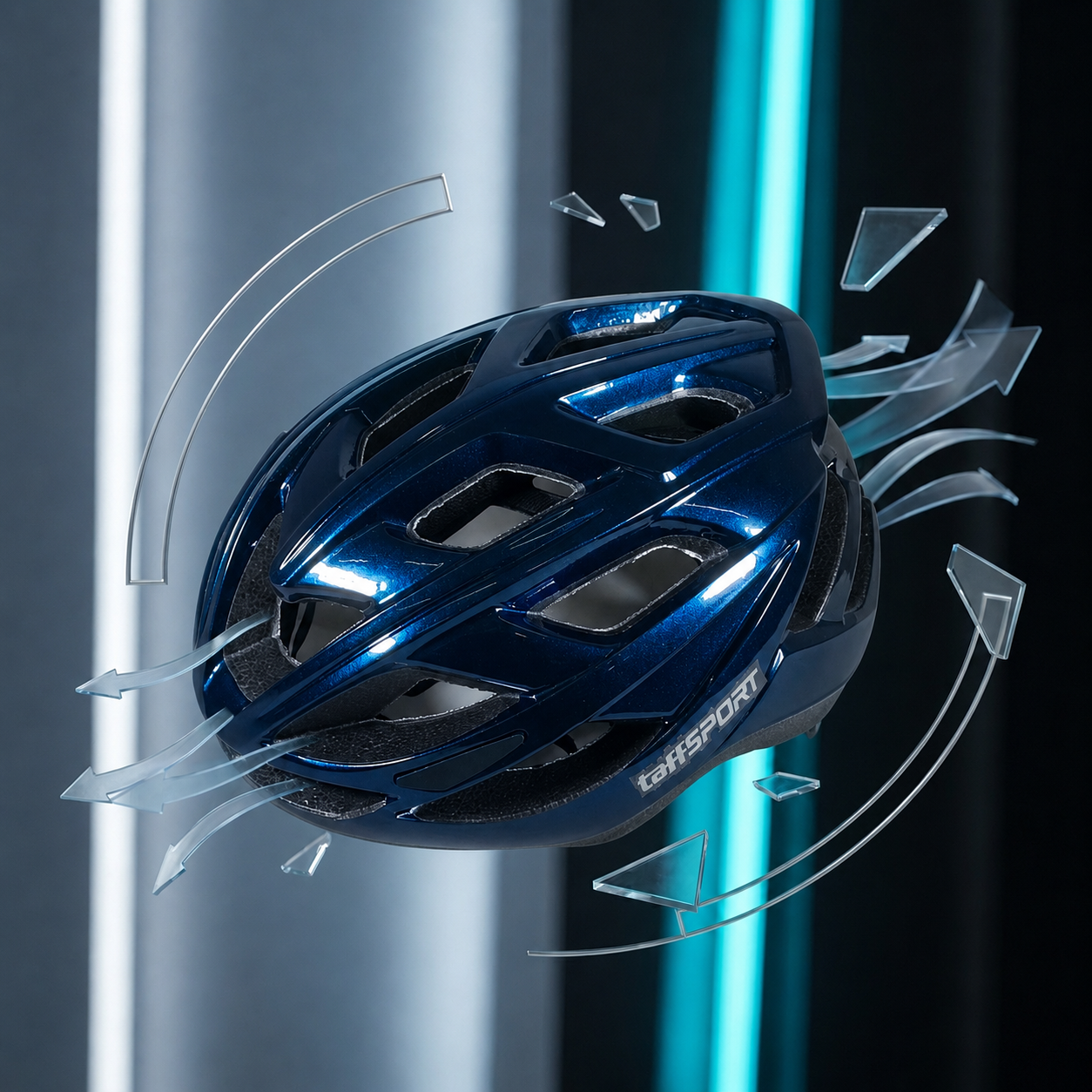 Gambar produk TaffSPORT Helm Sepeda MTB Standard Vers Bicycle Helmet 19 Air Vent - Z20 - 1