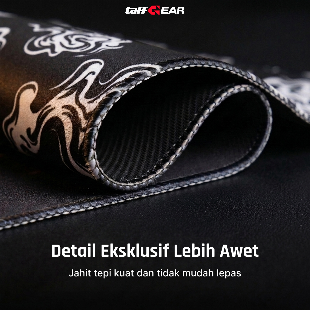 Gambar produk TaffGEAR Mouse Pad Gaming Japanese Dragon Desk Mat 900x400x3mm - M34 - 3