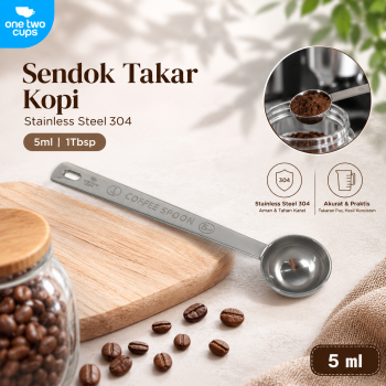One Two Cups Sendok Takar Kopi Stainless Steel 304 Measuring Spoon - GG-304