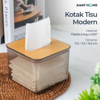 TaffHOME Kotak Tisu Modern Plastik Facial Paper Container Tissue Box - ZJ10