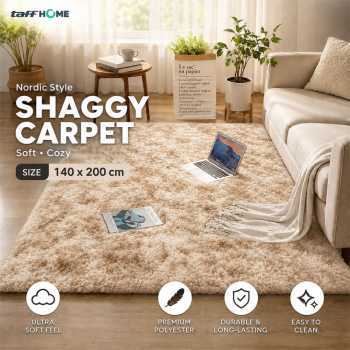 Gambar produk TaffHOME Karpet Matras Bulu PVC Living Room Soft Tie Die - DE2020