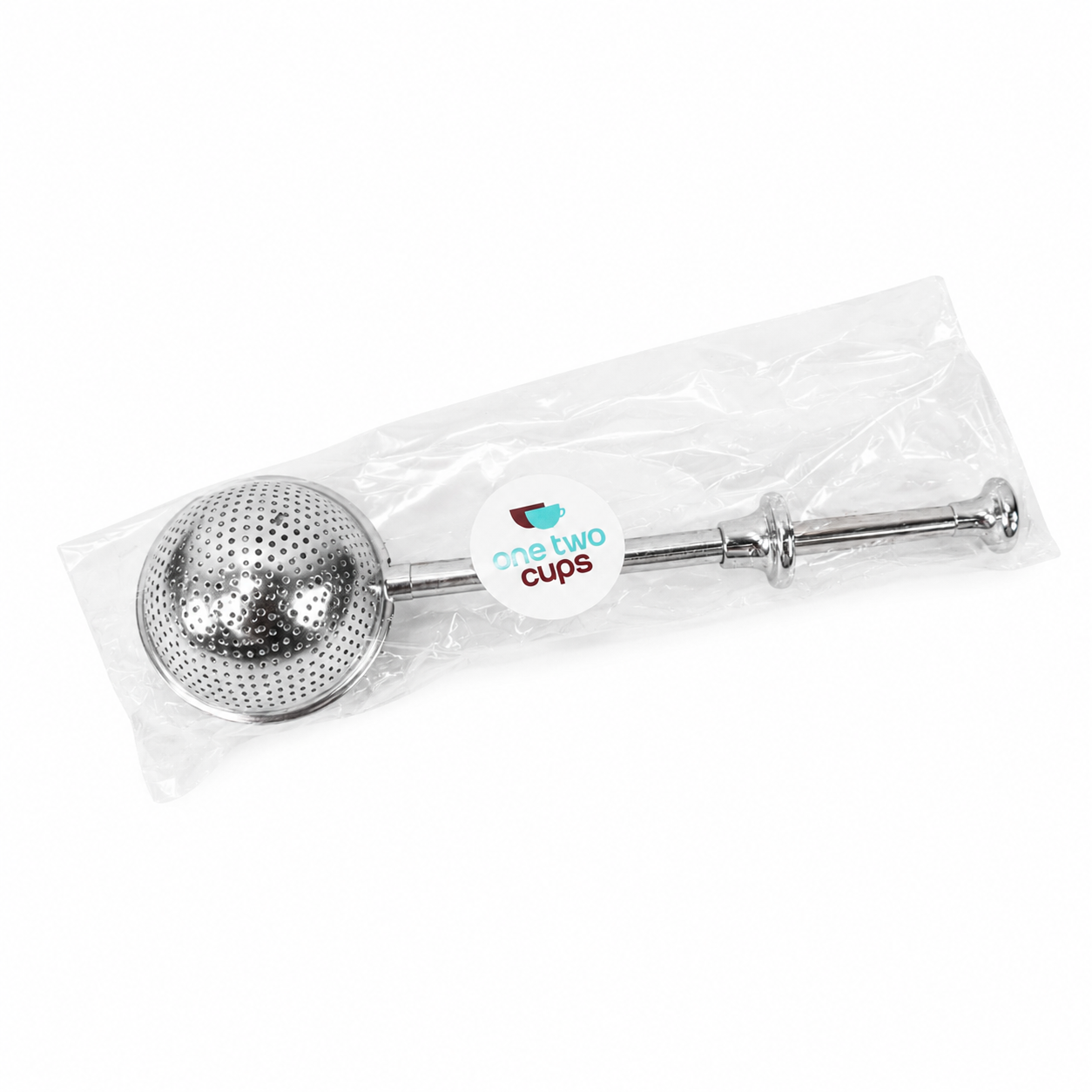 Gambar produk One Two Cups Filter Saringan Teh Reusable Tea Infuser Strainer 50mm - K522 - Kemasan