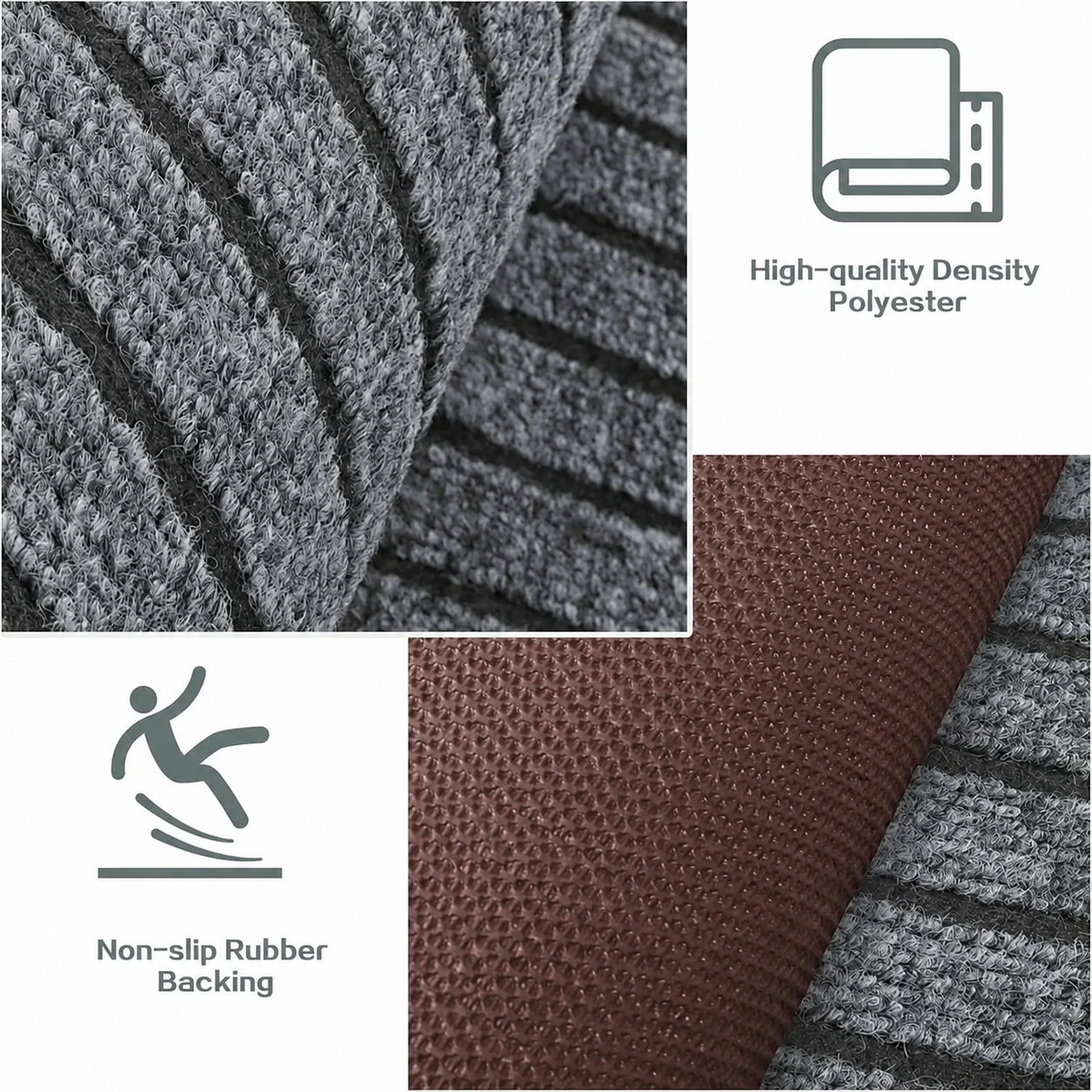 Gambar produk DATOPER Karpet Lantai Anti Slip Water Absorbing Floor Mat 60x300cm - BQ100 - 2
