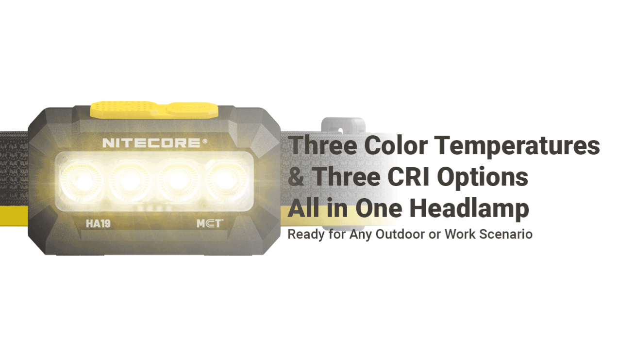 Gambar produk NITECORE Senter Kepala Headlamp LED MCT UHE 6in1 Color IP68 600 Lumens - HA19 UHE - 3