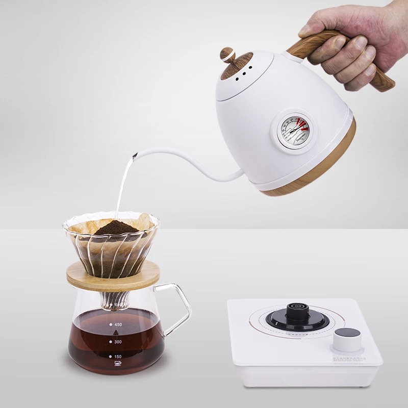 Gambar produk JACAL Teko Listrik Kopi Pemanas Air Temperature Control 800W 800ml - E18-6B - 6