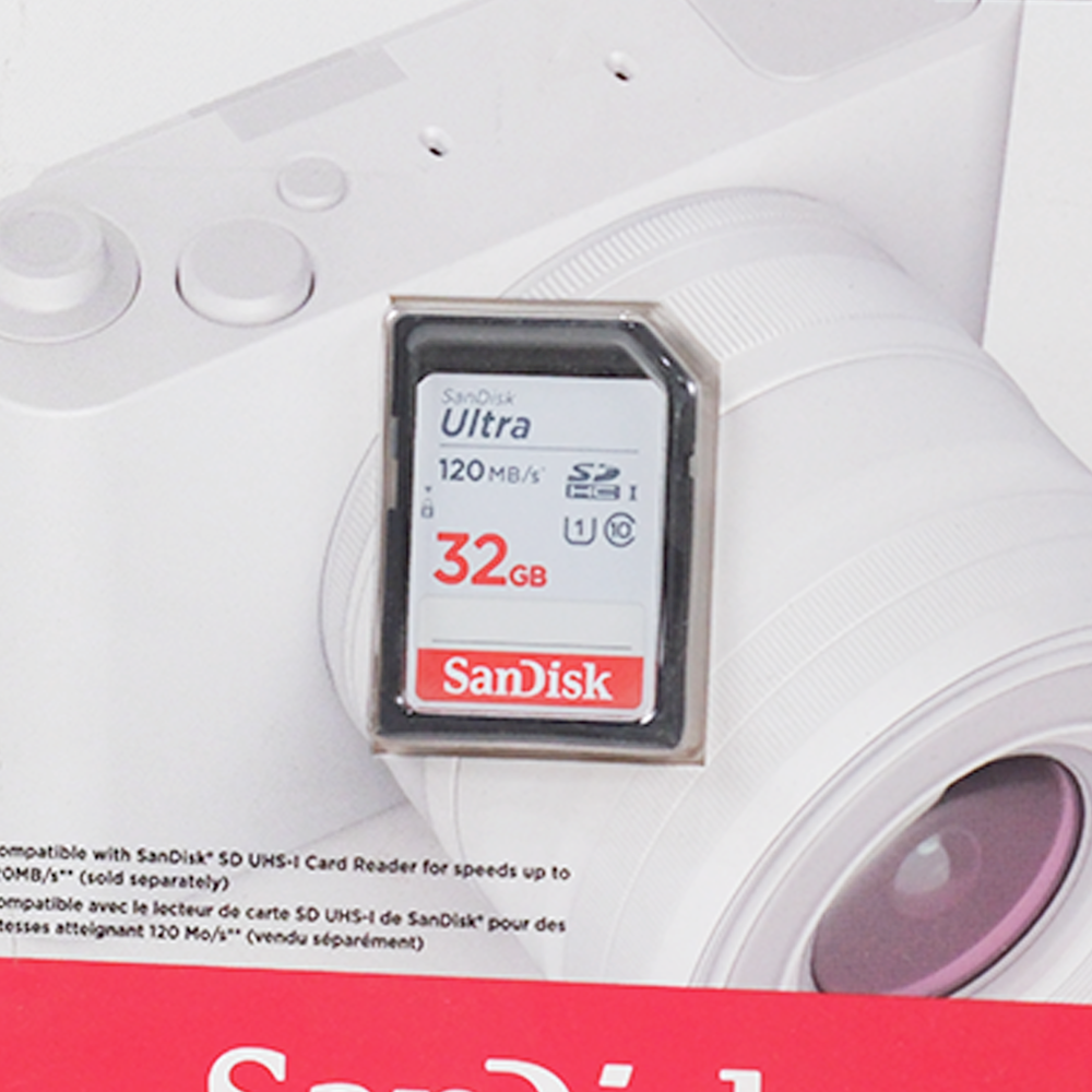 Gambar produk SanDisk Ultra SDXC/HC UHS-I Card Class 10 120MB/s 32GB - SDSDUN4 - 1