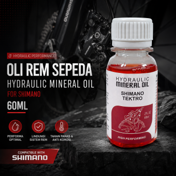 Gambar produk TaffSPORT Oli Rem Sepeda Hydraulic Mineral Brake Oil 60ml for Shimano - DT01