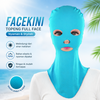 Gambar produk Facekini Topeng Renang Full Face Sun Protection - FC1