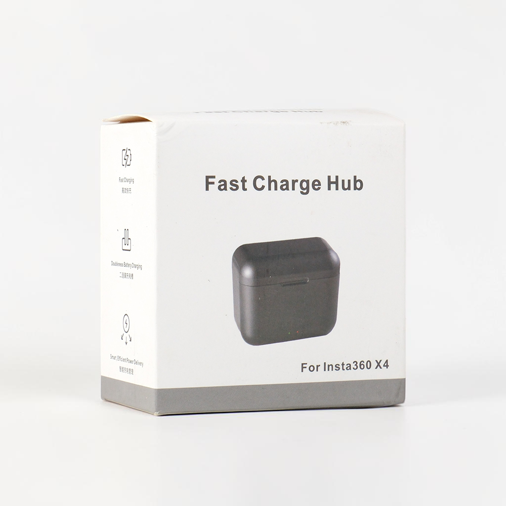 Gambar produk Charger Baterai Box Insta360 X4 Fast Charging LED 2 Slot - CH2-X4-02 - Kemasan