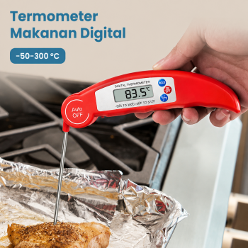 Anpro Termometer Makanan Digital Daging Kopi Susu Foldable 1 Probe - BW-188