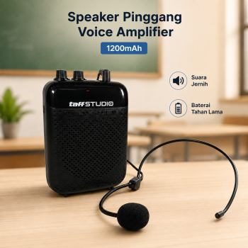TaffSTUDIO Speaker Pinggang Penguat Suara AUX 1200mAh 10W - YW-168