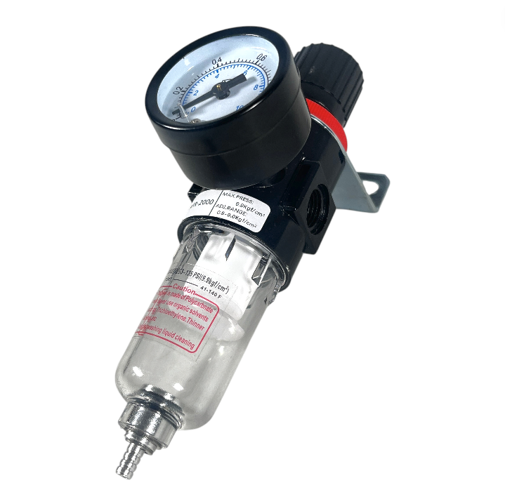 Gambar produk Ruilo Air Filter Regulator Pneumatic Saringan Kompresor Angin G1/4 Fiber Core - AFR-2000 - 2