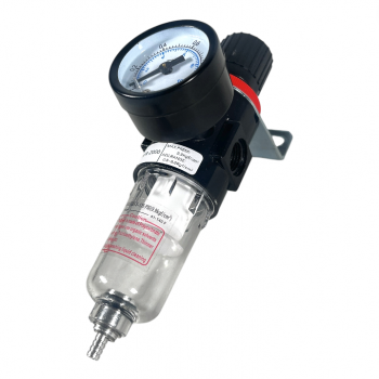Gambar produk Ruilo Air Filter Regulator Pneumatic Saringan Kompresor Angin G1/4 Fiber Core - AFR-2000 - 2