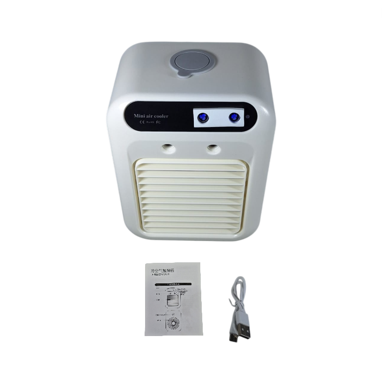 Bnf Kipas Angin Cooler Mini Fan Air Humidifier 25W 1800mAh 500ml - L7 Gambar produk Bnf Kipas Angin Cooler Mini Fan Air Humidifier 25W 1800mAh 500ml - L7 - 8