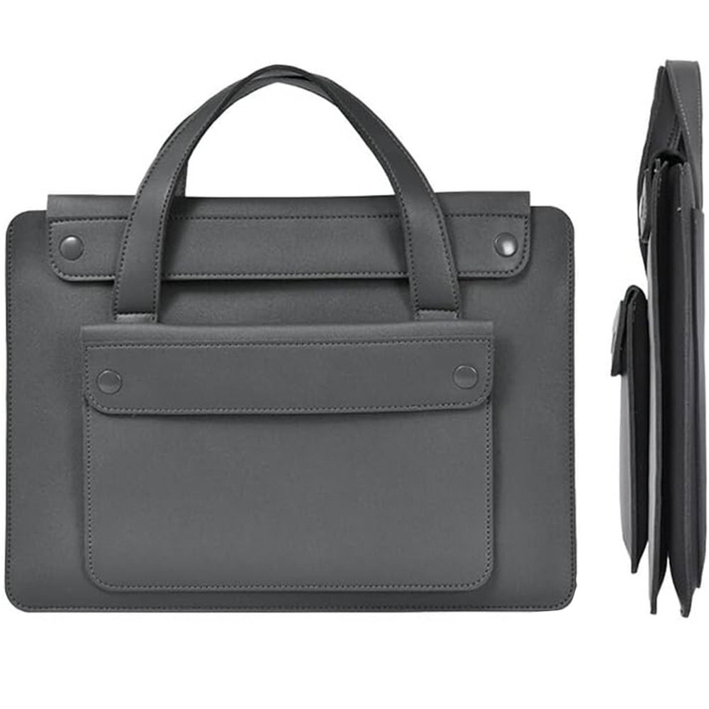 Gambar produk CYBER Tas Laptop Sleeve Bag Leather with Handle 13 Inch - AG-1315 - 4