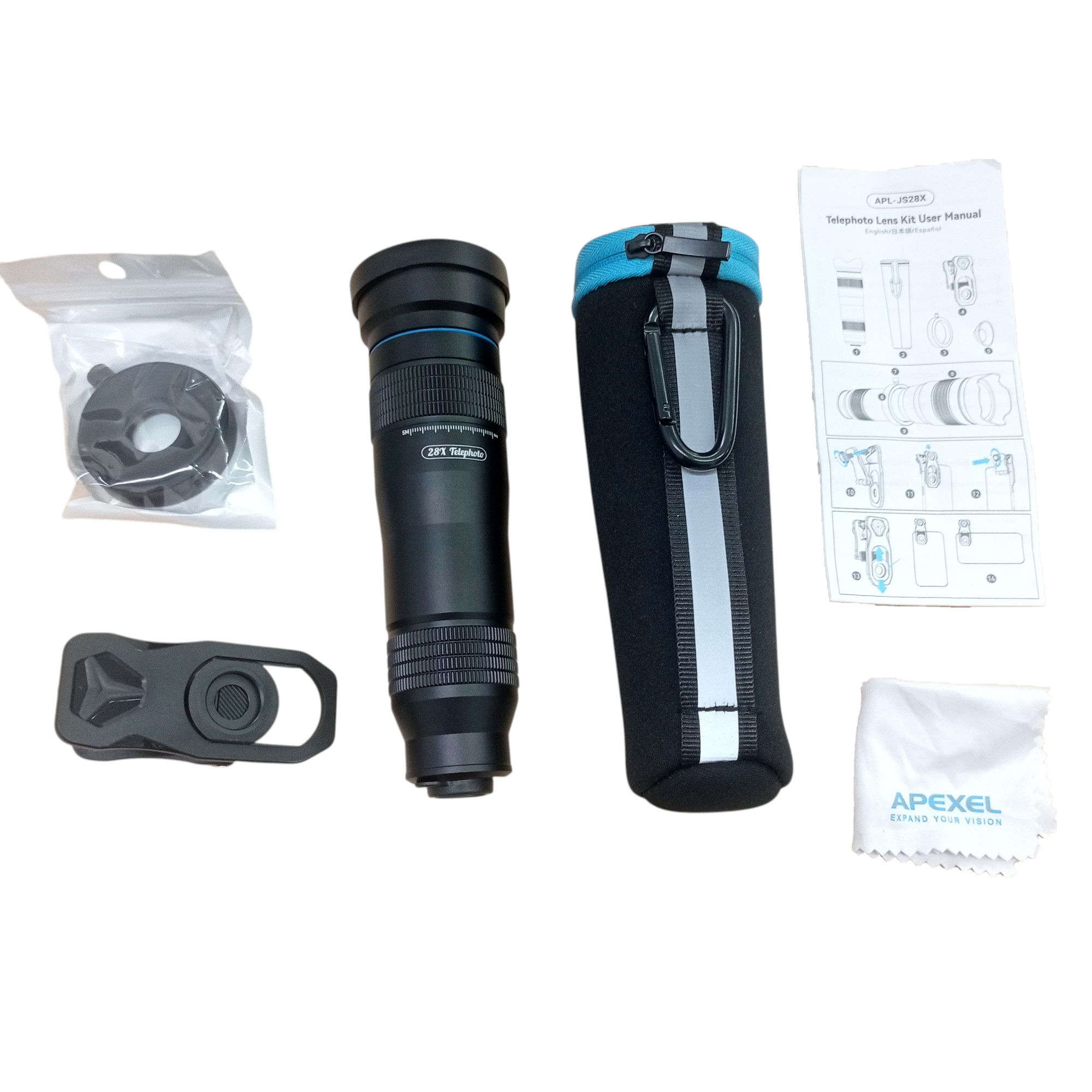 Gambar produk APEXEL Lensa Tele Smartphone Monocular Telephoto 28X HD - APL-JS28X - 7