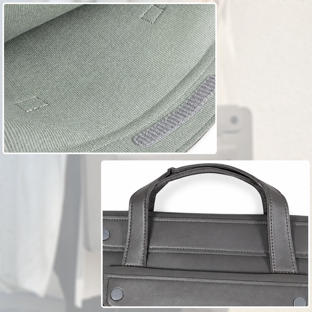 Gambar produk CYBER Tas Laptop Sleeve Bag Leather with Handle 13 Inch - AG-1315 - 1
