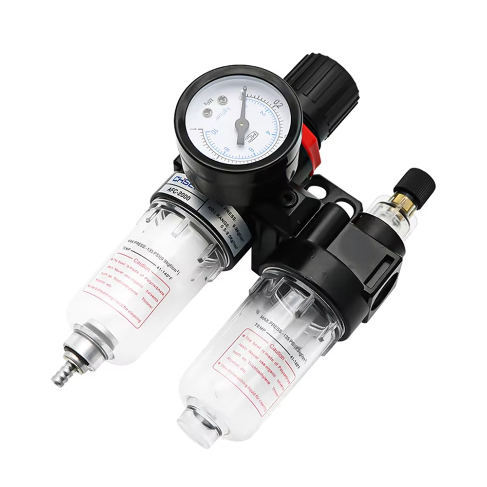 Gambar produk Gene Air Filter Regulator Lubricator Kompresor G1/4 with Konektor - AFC2000 - 3