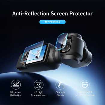 Gambar produk TELESIN Tempered Glass Protective Film Kit DJI Osmo Pocket 3 - S6-FLM-28-TDJ