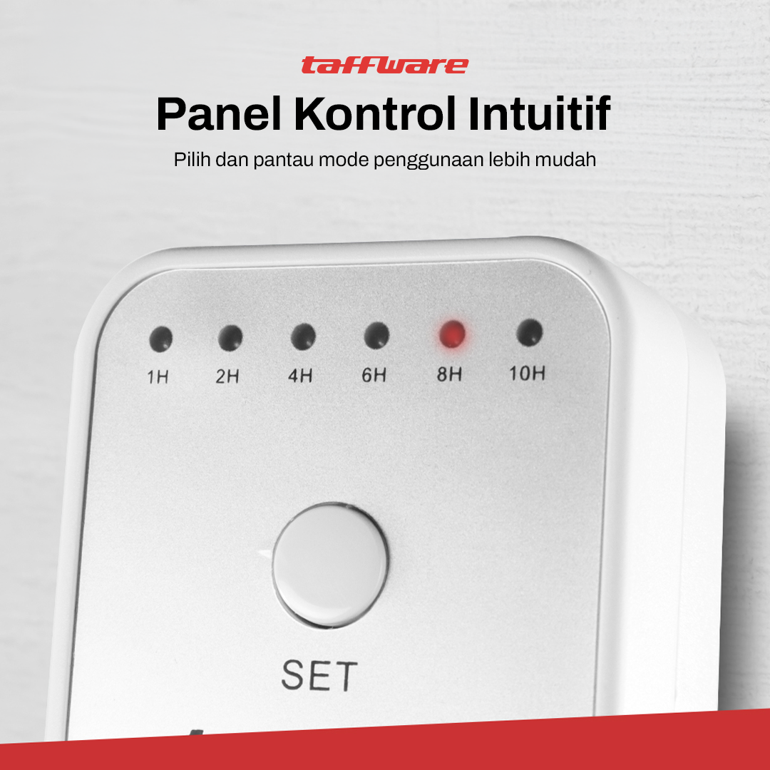 Gambar produk Taffware Stop Kontak Timer Switch Digital 6 Program EU Plug 16A 230V - W03 - 2