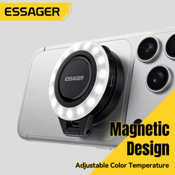 ESSAGER Lampu Portable Magnetic Fill Light Rechargeable 450mAh - D13