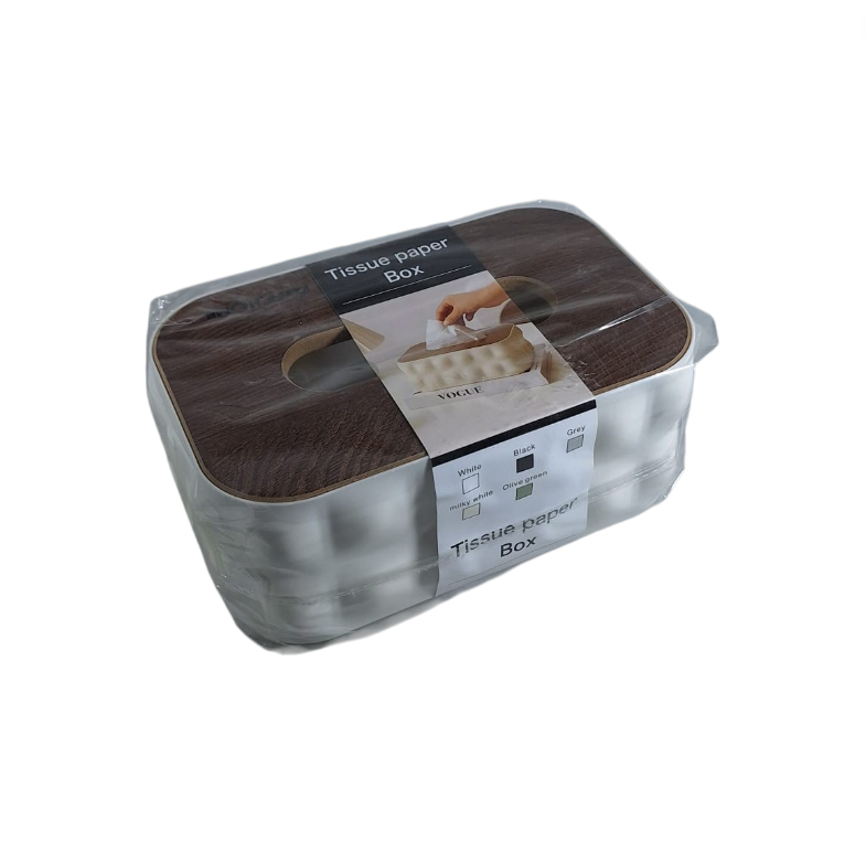 Gambar produk TaffHOME Kotak Tisu Kayu Multifungsi Wooden Tissue Box 22x14x9.1cm - ZJ80 - Kemasan