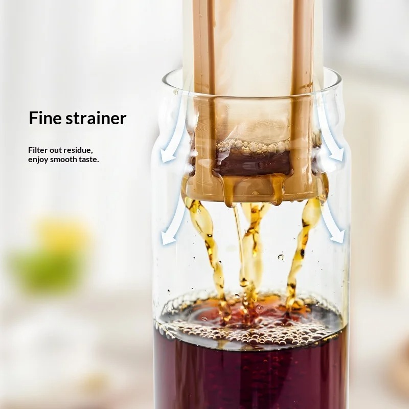 Gambar produk COBRIE Botol Cold Brew Coffee Maker Filter Borosilicate Glass 1L - OD-20 - 1