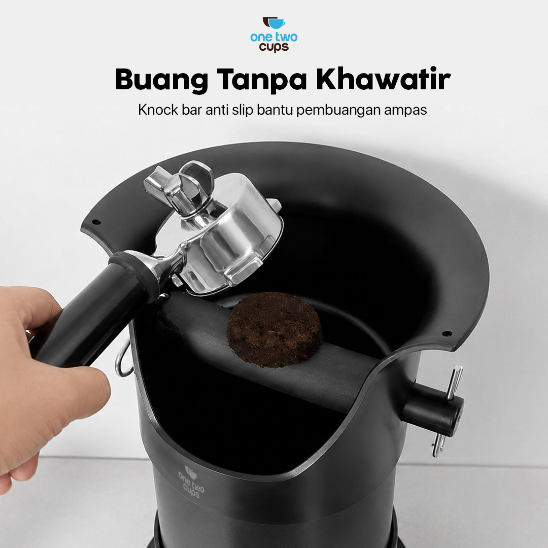 Gambar produk One Two Cups Wadah Ampas Kopi Espresso Knock Box Container 23x31cm - MD25 - 1