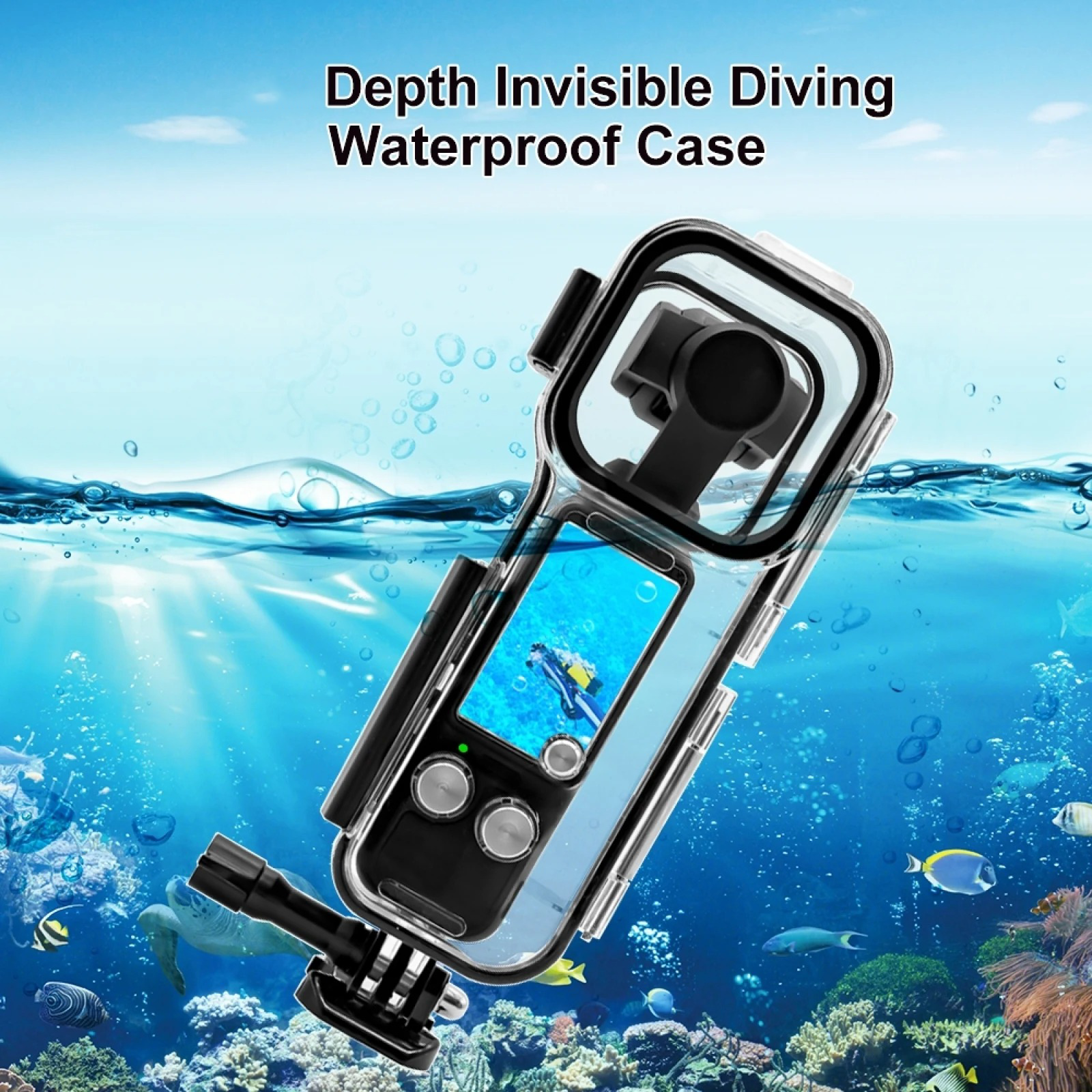 Gambar produk WERWIN Casing Anti Air Waterproof Camera Case 50M DJI Osmo Pocket 3 - P10 - Utama