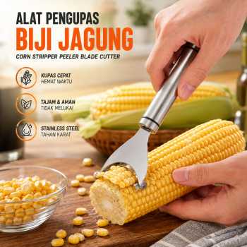 Gambar produk KNIFEZER Alat Pengupas Biji Jagung Corn Stripper Peeler Blade Cutter - QMQ210