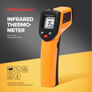 Gambar produk Taffware Thermogun Thermometer Industrial Laser Infrared NonContact - CX6000