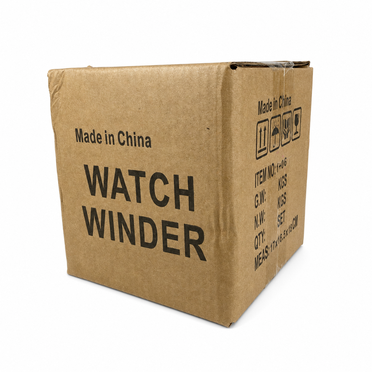 Gambar produk Rhodey Watch Winder Pemutar Jam Tangan Otomatis 1 Slot Type C 13cm - 077WT - Kemasan