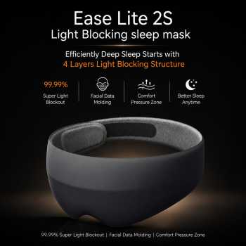 Xiaomi Dreamlight Penutup Mata Tidur 3D Eye Mask 4 Layer Full Blackout - 2S
