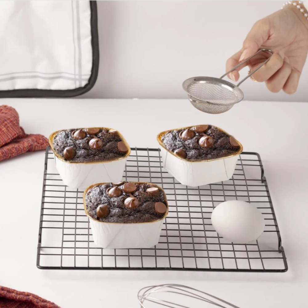 Gambar produk Hoaden Paper Cup Baking Oven Oil Proof Food Grade 8.5x8.5x3.5cm 50 PCS - OXT-15 - 2