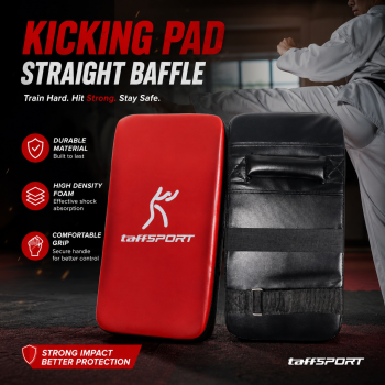 TaffSPORT Kicking Pad Sanda Muay Thai Taekwondo Arm Straight Baffle - J-421
