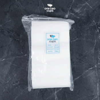 Gambar produk One Two Cups Kantong Teh Celup Kain Saringan Tea Bag Disposable 100PCS 12x16cm - M100 - Kemasan