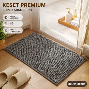 Qualitell Keset Dapur Kamar Mandi Premium Super Absorbent 800x500mm