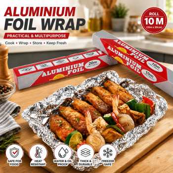 SPR Kertas Alumunium Foil Roll Wrap Pembungkus Makanan Baking Cooking - 8510