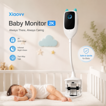 Gambar produk Xiaovv Baby Monitor CCTV Camera Two Way Audio Motion Detection WiFi 2K - XVV-3130S-BM-C1