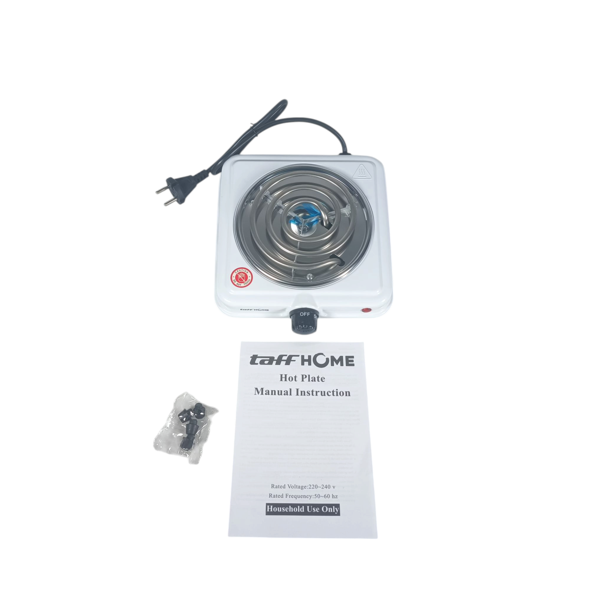 Gambar produk TaffHOME Kompor Listrik 1 Tungku Mini Portable Coil Hot Plate 1000W - THP-5701 - 7